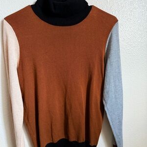Calvin Klein Multicolor Turtleneck Sweater